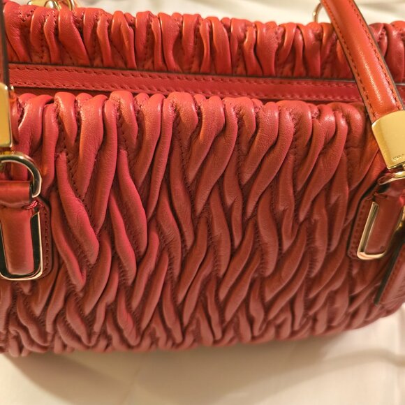 Coach Limited Edition 70th Anniversary Dark Pink Gather MADISON Purse Leather - Picture 11 of 16
